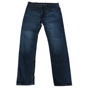 Levis 505 Jeans Mens Size 36x34 Straight Fit All Cotton Dark Wash